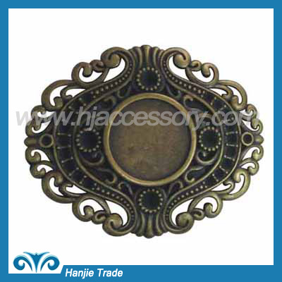 Iron Custom Intricate Decorative Belt Buckle