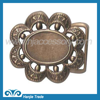 Iron Custom Intricate Decorative Belt Buckle