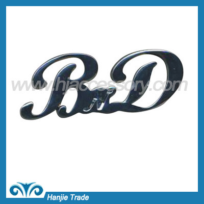 Custom LOGO Rhinestone Black Buckle