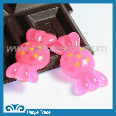 Supply DIY resin charms or flat back resin emulational candy for decorating