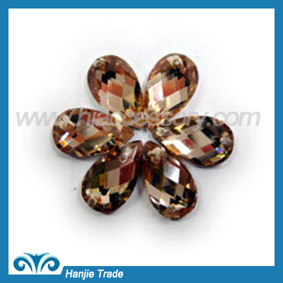 Teardrop shape acrylic rhinestone