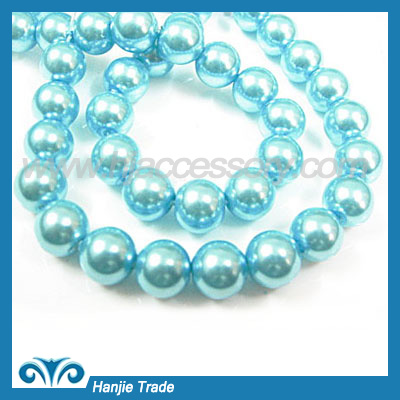 Colors Round Acrylic Pearl Loosen Bead