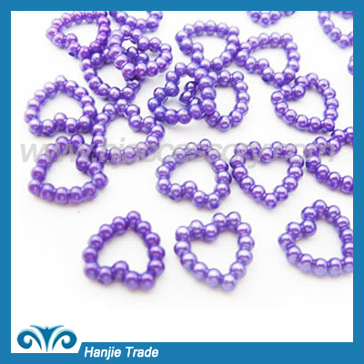 ABS Acrylic Pearl Loosen Bead Purple Color