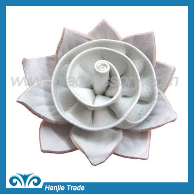 Fashion Leather handmade flower for shoes decoration