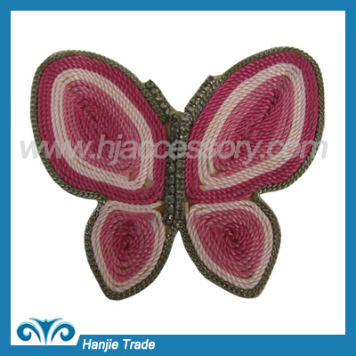 Garmant accessary of cord handmade butterfly