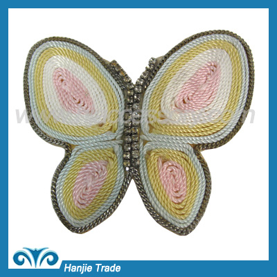 Garmant accessary of cord handmade butterfly