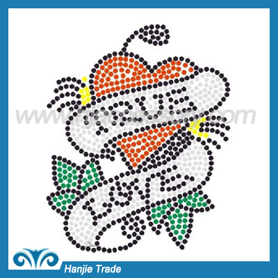 Hotfix rhinestone transfer motifs and iron on motifs