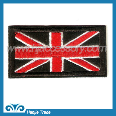 Garment  embroidery patch national flag design