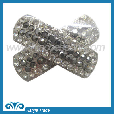 Alloy rhinestone shoe decoration