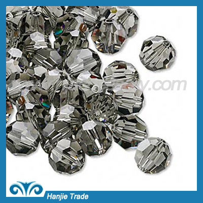 Bulk Round Faceted Glass Beads Crystal 5000