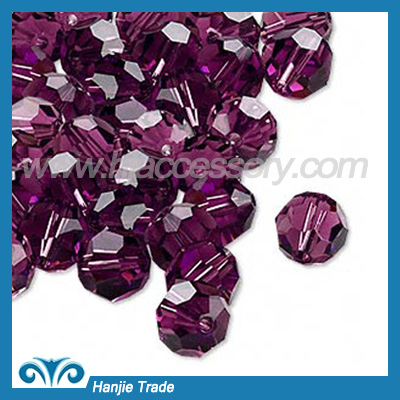 Bulk Round Faceted Glass Beads Crystal 5000