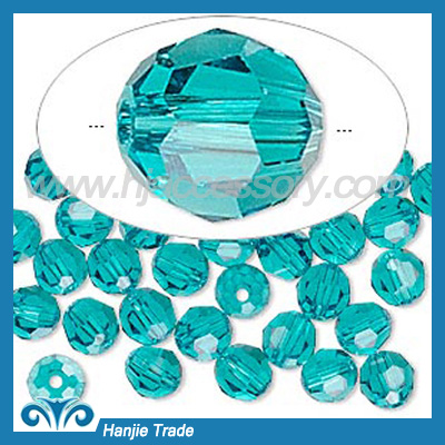 Bulk Round Faceted Glass Beads Crystal 5000
