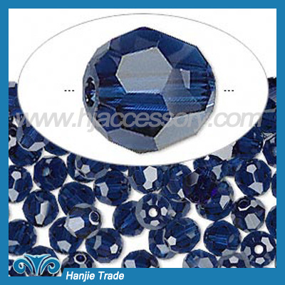 Bulk Round Faceted Glass Beads Crystal 5000