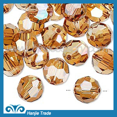 Bulk Round Faceted Glass Beads Crystal 5000