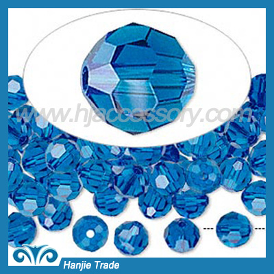 Bulk Round Faceted Glass Beads Crystal 5000