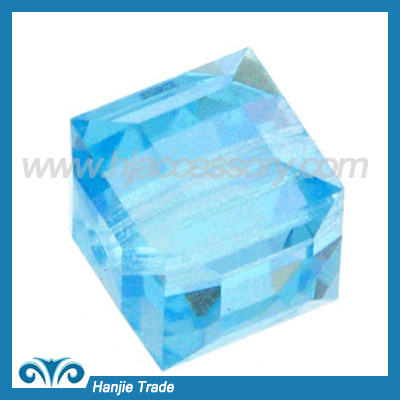 Bulk Square Faceted Cube Crystal Beads 5601