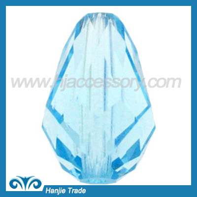 5500 Aquamarine Crystal Drop Bead