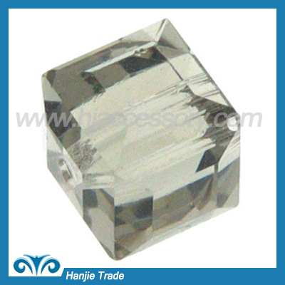 Bulk Square Faceted Cube Crystal Beads 5601