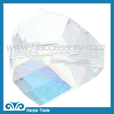 Bulk  Crystal Faceted Helix Bead 5020