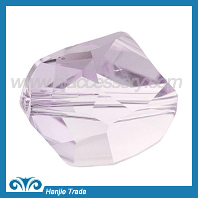 Bulk Crystal Faceted Helix Bead 5020