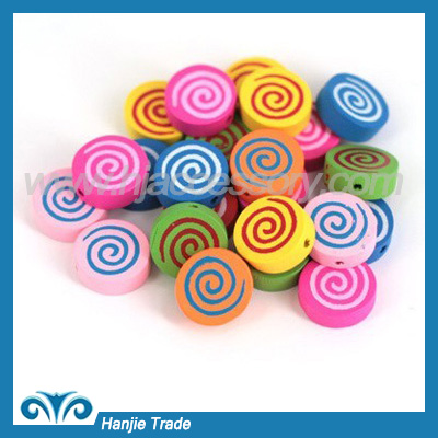 Colorful Wooden Bead Jewelry beads