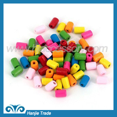 Mix color wood beads for jewelry findings