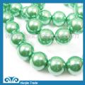 Green Colors Round Acrylic Pearl Loosen Bead