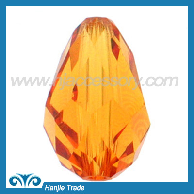 Bulk Faceted Polygon Crystal Beads 5203 Topaz