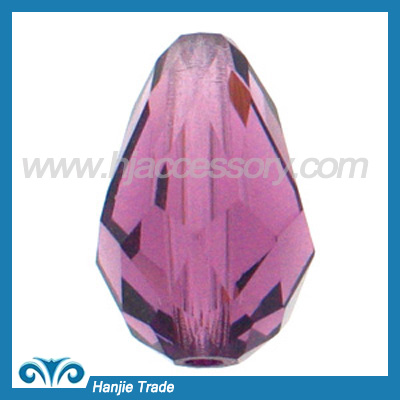 Bulk Faceted Polygon Crystal Beads 5203 Amethyst