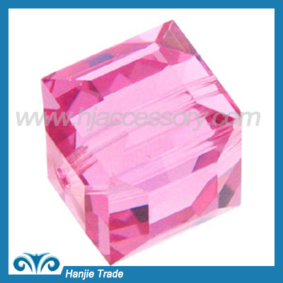 Bulk Square Faceted Cube Crystal Beads 5601