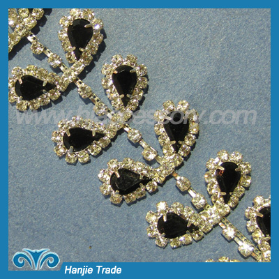 Fashion Crystal Rhinestone Trimming for Dress