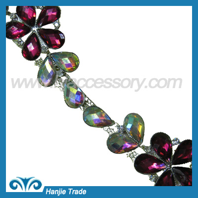 Fashion Crystal Rhinestone Trimming for Dress