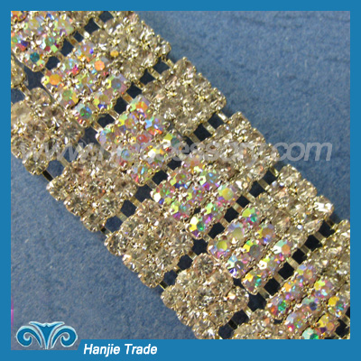 Fashion Crystal Rhinestone Trimming for Dress