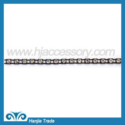 One roll crystal rhinestone banding with plastic base