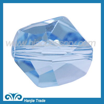 Bulk Crystal Faceted Helix Bead 5020