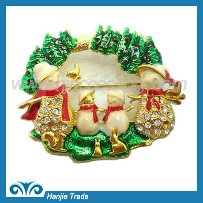 Fashion Alloy Brooch for christmas design
