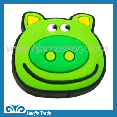 Fashion rubber shoe buckle for CROCS