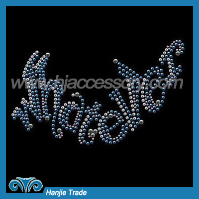 Hot-fix Rhinestone Transfers With Flower Design