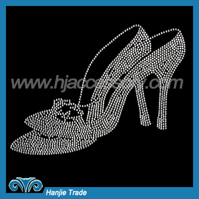 Hot-fix DMC Rhinestone Motif with High Heel sandal