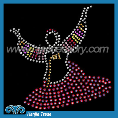 Wholesale Crystal Transfers With Korean Woman Design