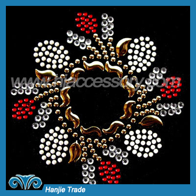 Hot-fix Rhinestone Transfers With Flora Design