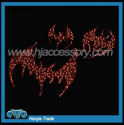 Crystal Rhinestone Transfer Motif for Festival