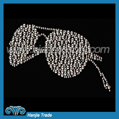 Wholesale Crystal Transfers With Sunglass Design