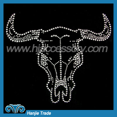 Custom Rhinestone Transfer Designs With Cow