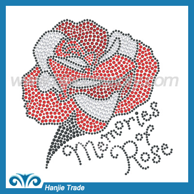 Hot-fix Rhinestone Transfers With Flora Design