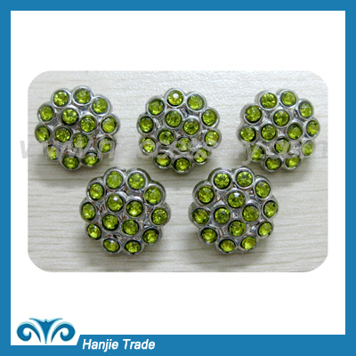 2014 hot sale acrylic rhinestone button