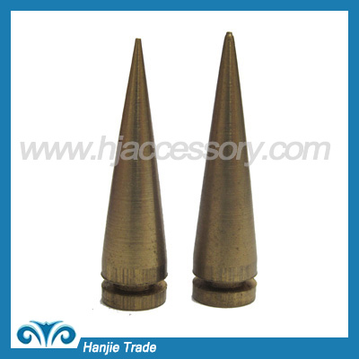 Bulk Brass Punk Tree Spikes Studs Screw Back in Shoes