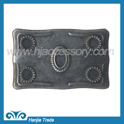 New Metal Spinning Rhinestone Belt Buckle