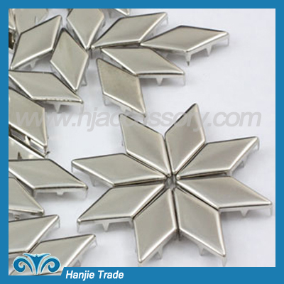 Decorative Flat Diamond Nailhead Stud in Silver(Nickel)