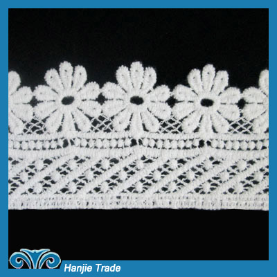 Fashion Available Flower Pattern Lace Edging for Garment